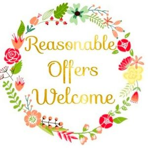 Reasonable offers welcome!